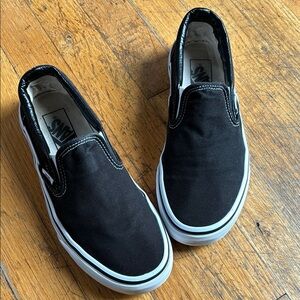 Vans Black Slip-On Shoes